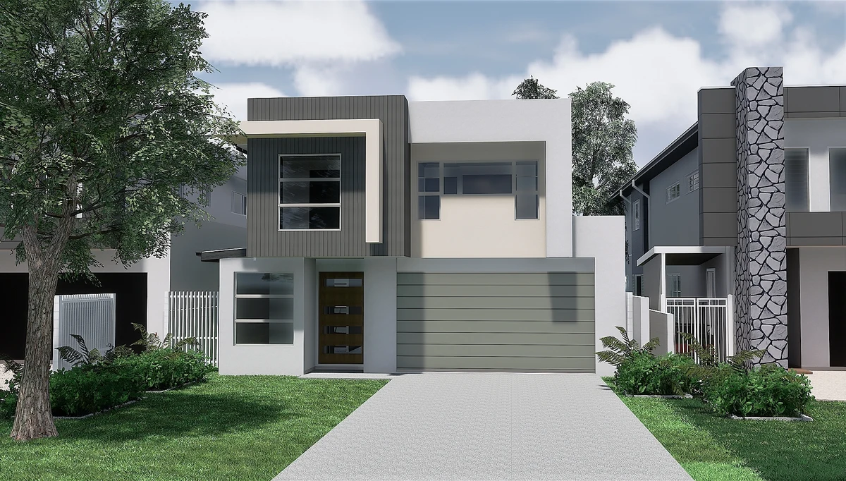 Santa Cruz façade — builder's artist impression